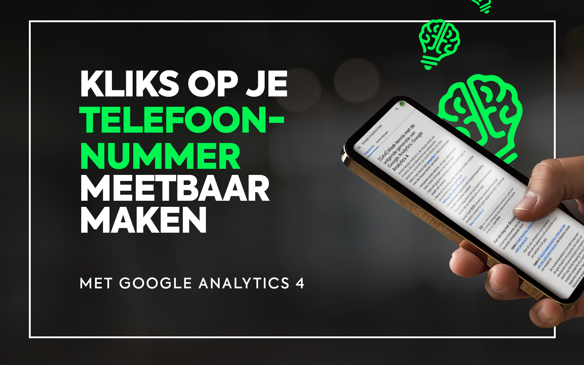 Kliks op telefoonnummer meetbaar maken in Google Analytics 4