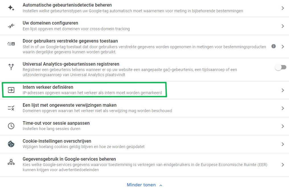 intern-verkeer-definiëren